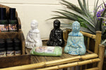 Sitting Buddha Oil Burner - Black - Great Useful Things