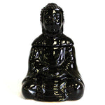 Sitting Buddha Oil Burner - Black - Great Useful Things