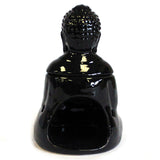 Sitting Buddha Oil Burner - Black - Great Useful Things