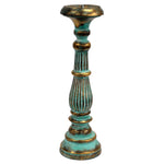 Large Candlestick - Turquois Gold - Great Useful Things