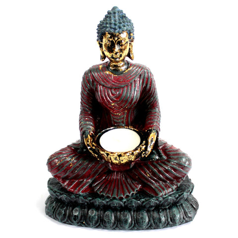 Buddha - Devotee Candle Holder - Great Useful Things