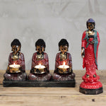 Buddha - Three Devotees Candle Holder - Great Useful Things