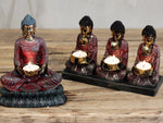 Buddha - Three Devotees Candle Holder - Great Useful Things