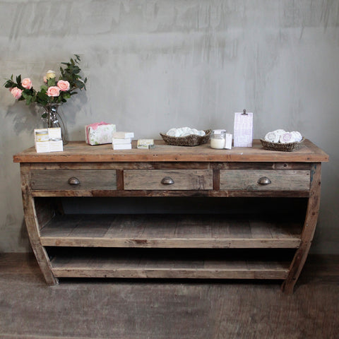 Console Table - Recycled Wood - Great Useful Things
