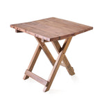 Square Folding Coffee Table - 50cm - Recycled Wood - Great Useful Things