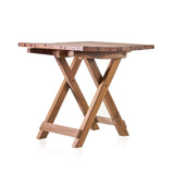 Square Folding Coffee Table - 50cm - Recycled Wood - Great Useful Things