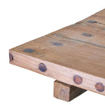 Square Folding Coffee Table - 50cm - Recycled Wood - Great Useful Things