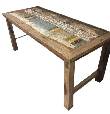 Recycled Teak Wood Dining Table (1.8 m) - Great Useful Things