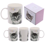 Porcelain Mug - Kitten Design