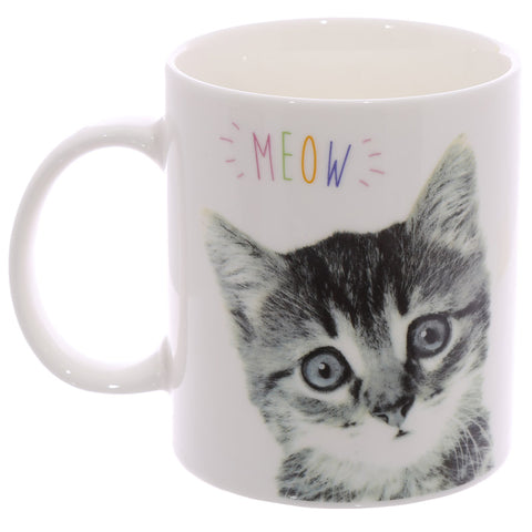 Porcelain Mug - Kitten Design
