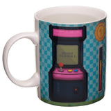 Heat Colour Changing Porcelain Mug - Retro Gaming Design