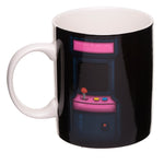 Heat Colour Changing Porcelain Mug - Retro Gaming Design