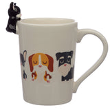 Ceramic Mug -French Bulldog on Handle