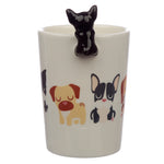 Ceramic Mug -French Bulldog on Handle