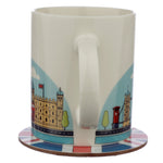 Porcelain Mug and Coaster Gift Set - London