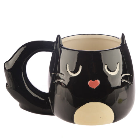 Ceramic Black Cat Mug - Great Useful Things