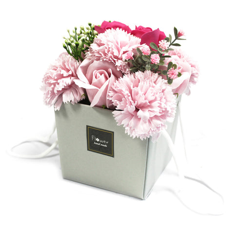 Soap Flower Bouquet - Pink Rose & Carnation - Great Useful Things