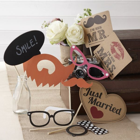 Vintage Photo Booth Props Kit - Great Useful Things