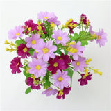 Daisy Bouquet/Silk (7 branches/28 flower heads) - Great Useful Things