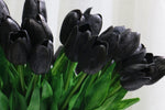 Dark-coloured Artificial Flowers  - 15 pcs - Great Useful Things