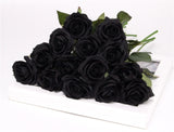 Dark-coloured Artificial Flowers  - 15 pcs - Great Useful Things