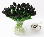 Dark-coloured Artificial Flowers  - 15 pcs - Great Useful Things