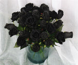 Dark-coloured Artificial Flowers  - 15 pcs - Great Useful Things