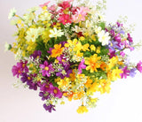 Daisy Bouquet/Silk (7 branches/28 flower heads) - Great Useful Things