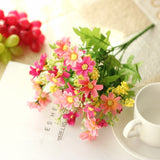 Daisy Bouquet/Silk (7 branches/28 flower heads) - Great Useful Things