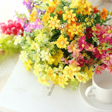 Daisy Bouquet/Silk (7 branches/28 flower heads) - Great Useful Things