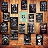 Vintage Tin Metal Sign - Coffee theme - Great Useful Things