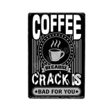 Vintage Tin Metal Sign - Coffee theme - Great Useful Things