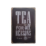 Vintage Tin Metal Sign - Coffee theme - Great Useful Things