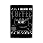 Vintage Tin Metal Sign - Coffee theme - Great Useful Things