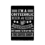 Vintage Tin Metal Sign - Coffee theme - Great Useful Things