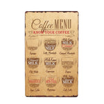 Vintage Tin Metal Sign - Coffee theme - Great Useful Things