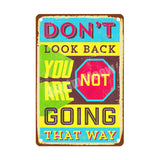 Vintage Tin Metal Sign - Inspirational theme - Great Useful Things