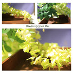 Artificial Wisteria Flowers Vines - 97cm - Great Useful Things