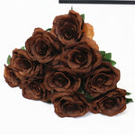 Dark-coloured Artificial Flowers  - 15 pcs - Great Useful Things