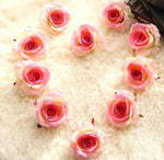 Roses (Silk)- 5 Faux Flower Heads - Great Useful Things