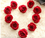 Roses (Silk)- 5 Faux Flower Heads - Great Useful Things