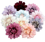 Chrysanthemum - Faux Silk Flower Head - (10 pcs) - Great Useful Things