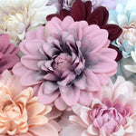 Chrysanthemum - Faux Silk Flower Head - (10 pcs) - Great Useful Things