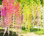 Artificial Wisteria flowers Vines  - 36 pcs - Great Useful Things