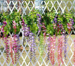 Artificial Wisteria flowers Vines  - 36 pcs - Great Useful Things