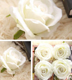 Roses (Silk)- 5 Faux Flower Heads - Great Useful Things