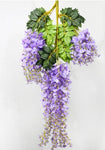 Artificial Wisteria Flower Vines - Silk - 110 cm - Great Useful Things