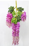 Artificial Wisteria Flower Vines - Silk - 110 cm - Great Useful Things