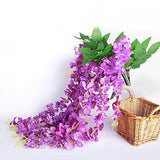 Artificial Wisteria Flowers Vines - 97cm - Great Useful Things