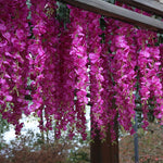 Artificial Wisteria Flowers Vines - 97cm - Great Useful Things